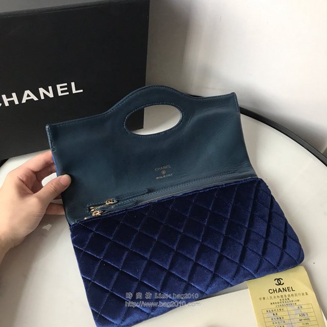 Chanel女包 香奈兒包包31bag 天鵝絨 香奈兒手提袋 Chanel單肩手拿包  djc3237